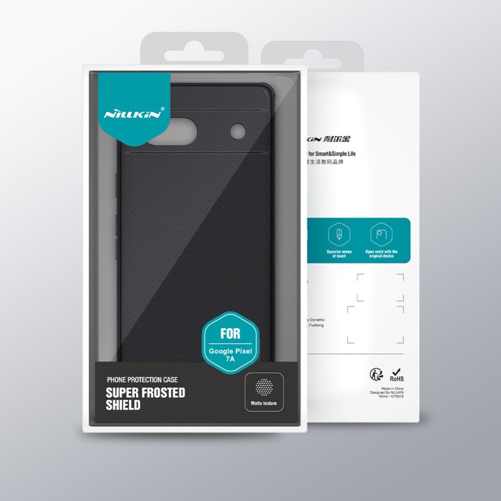 Nillkin Super Frosted Shield Google Pixel 7a Hoesje Back Cover Zwart afbeelding 10