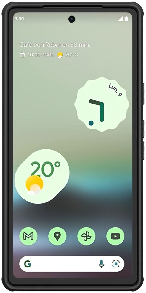 Nillkin Super Frosted Shield Google Pixel 7a Hoesje Back Cover Zwart afbeelding 2