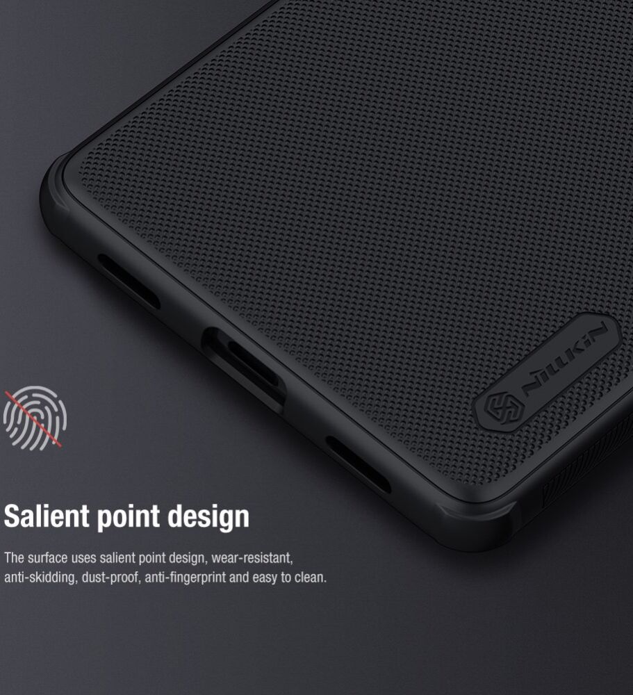 Nillkin Super Frosted Shield Google Pixel 7a Hoesje Back Cover Zwart afbeelding 7