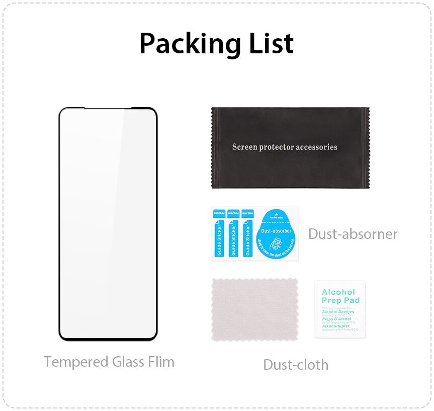 Dux Ducis Xiaomi Poco F5 Pro Screen Protector 9H Tempered Glass 0.33mm afbeelding 7