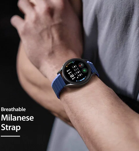 Dux Ducis LD Strap - Universeel Smartwatch Bandje 22MM - Blauw afbeelding 2