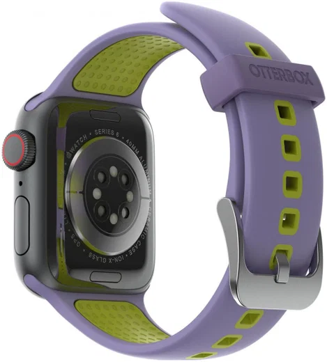 OtterBox Apple Watch Bandje - 1-10/SE - 42/41/40/38MM - Siliconen - Paars afbeelding 2