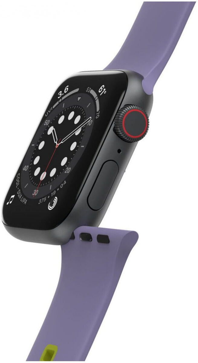 OtterBox Apple Watch Bandje - 1-10/SE - 42/41/40/38MM - Siliconen - Paars afbeelding 4