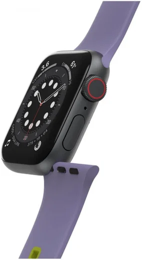 OtterBox Apple Watch Bandje - 1-10/SE - 42/41/40/38MM - Siliconen - Paars afbeelding 4