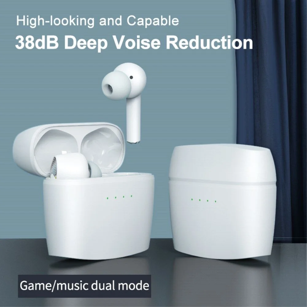 Essager J8 TWS Headset ANC/ENC Draadloze Bluetooth Oordopjes Wit afbeelding 2