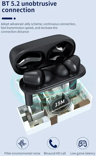 Essager J8 TWS Headset ANC/ENC Draadloze Bluetooth Oordopjes Wit afbeelding 4
