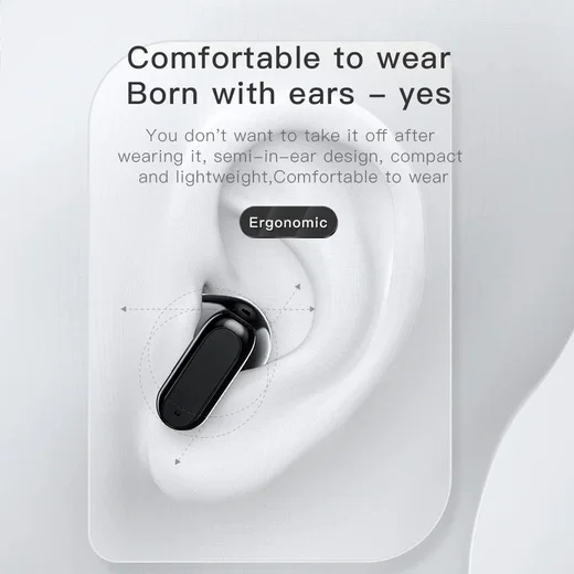 Essager E60 TWS Headset IPX5 Draadloze Bluetooth HiFi Oordopjes Geel afbeelding 2