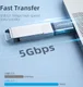 Essager 3A USB-C naar USB 3.0 Converter/Adapter met Koord Grijs afbeelding 2