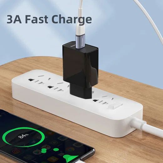 Essager 3A USB-C naar USB 3.0 Converter/Adapter met Koord Grijs afbeelding 6