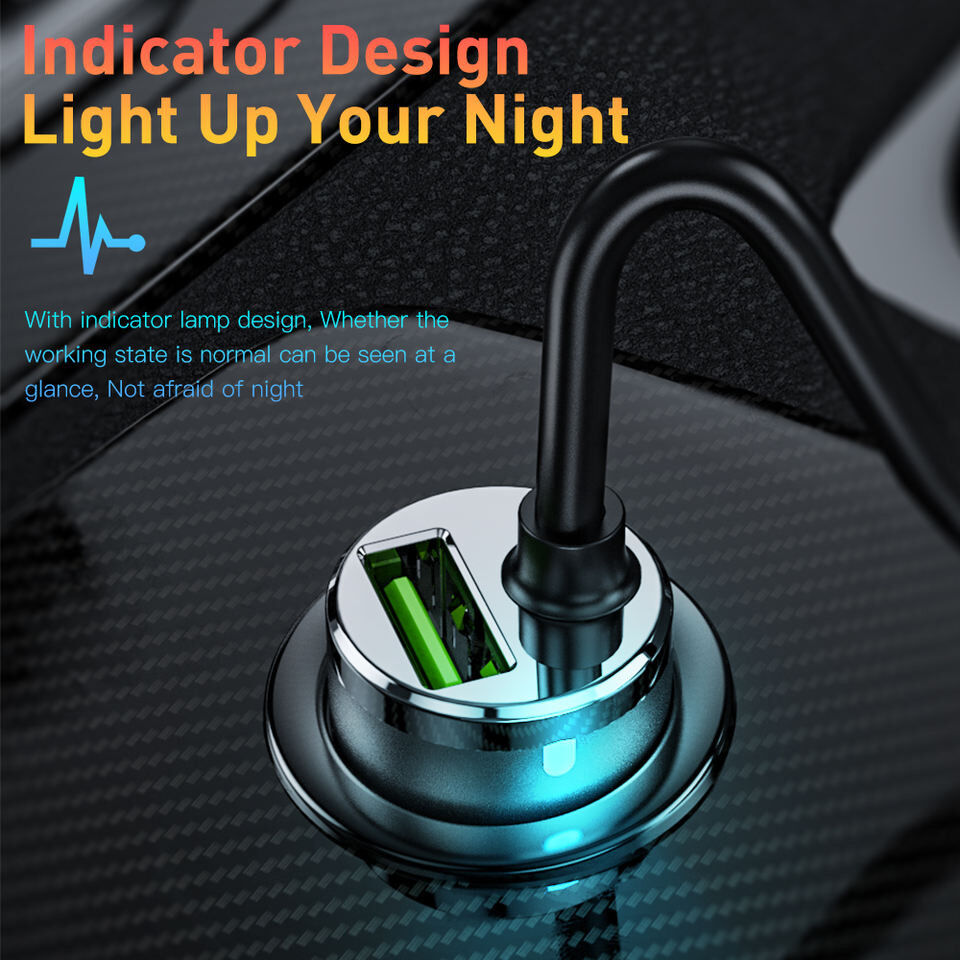 Essager 20W Fast Charge Autolader USB met Lightning Kabel 1.5M afbeelding 4