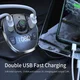 Essager Bluetooth 5.0 Muziek Transmitter met USB Autolader 12W Zwart afbeelding 2