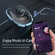 Essager Bluetooth 5.0 Muziek Transmitter met USB Autolader 12W Zwart afbeelding 4
