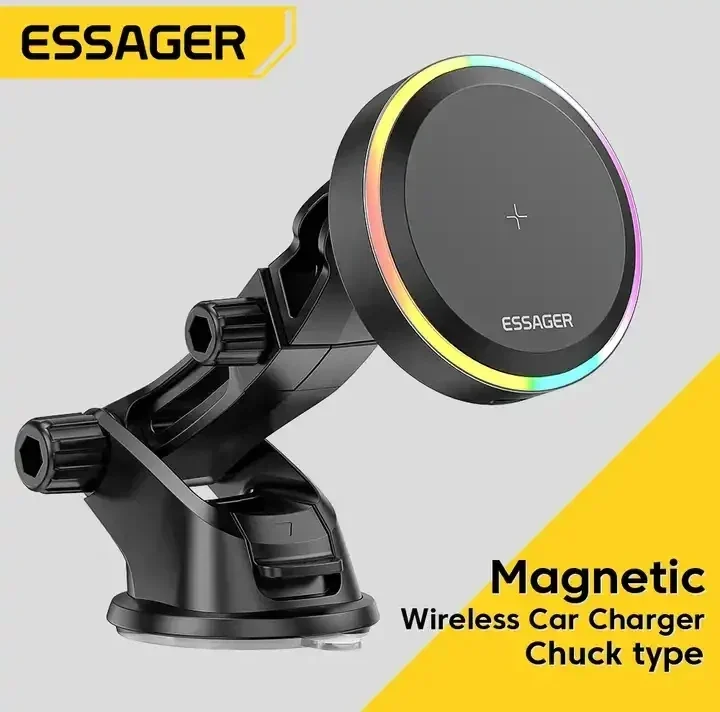 Essager Telefoonhouder Auto Dashboard met Draadloos Opladen 15W afbeelding 6