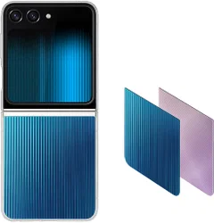 Origineel Samsung Galaxy Z Flip 5 Hoesje FlipSuit Case Transparant afbeelding