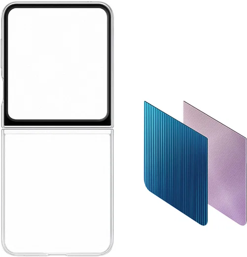 Origineel Samsung Galaxy Z Flip 5 Hoesje FlipSuit Case Transparant afbeelding 11