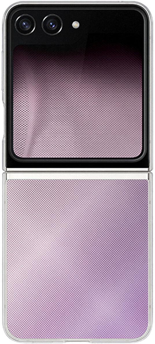 Origineel Samsung Galaxy Z Flip 5 Hoesje FlipSuit Case Transparant afbeelding 4