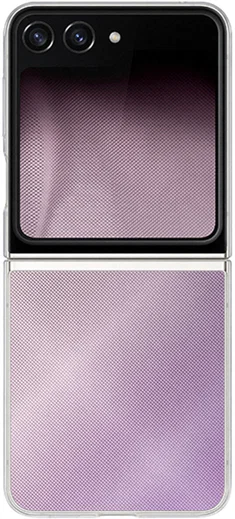 Origineel Samsung Galaxy Z Flip 5 Hoesje FlipSuit Case Transparant afbeelding 4