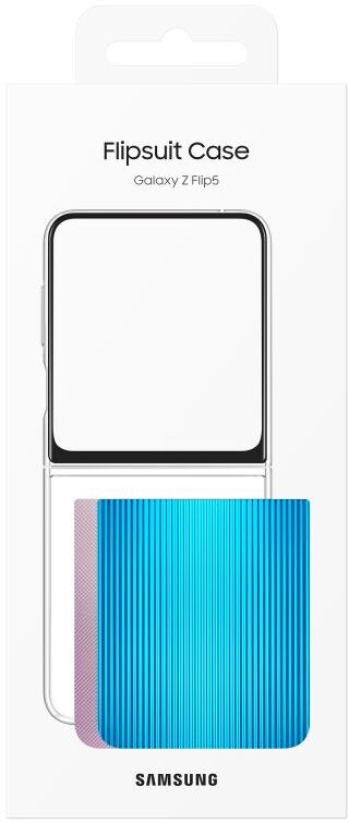 Origineel Samsung Galaxy Z Flip 5 Hoesje FlipSuit Case Transparant afbeelding 12