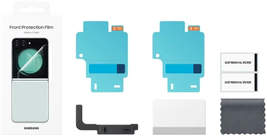 Originele Samsung Galaxy Z Flip 5 Screenprotector Display Folie 2-Pack afbeelding 5