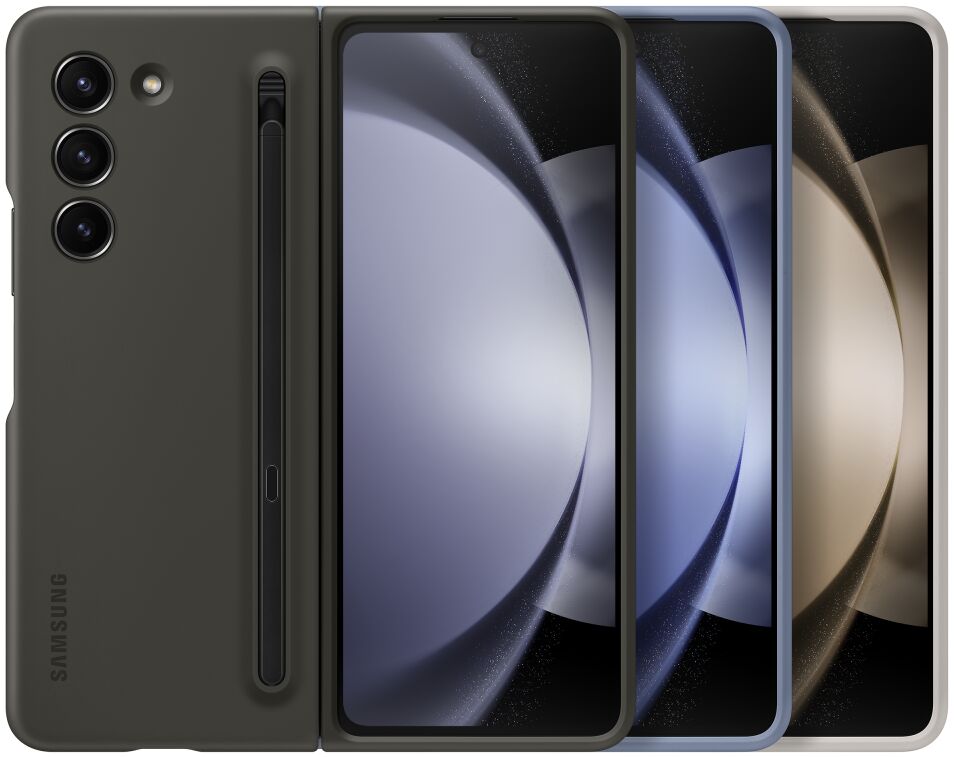 Origineel Samsung Galaxy Z Fold 5 Hoesje Slim S-Pen Case Graphite afbeelding 8