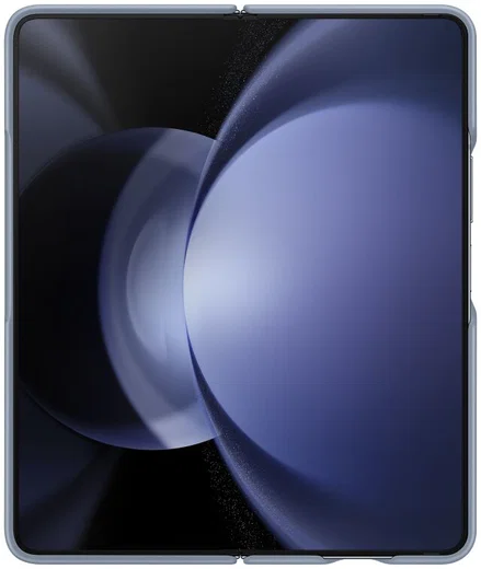 Origineel Samsung Galaxy Z Fold 5 Hoesje ECO-Leather Case Blue afbeelding 6