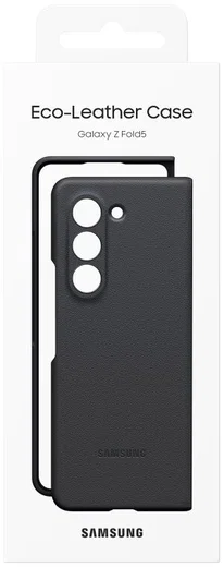 Origineel Samsung Galaxy Z Fold 5 Hoesje ECO-Leather Case Blue afbeelding 7