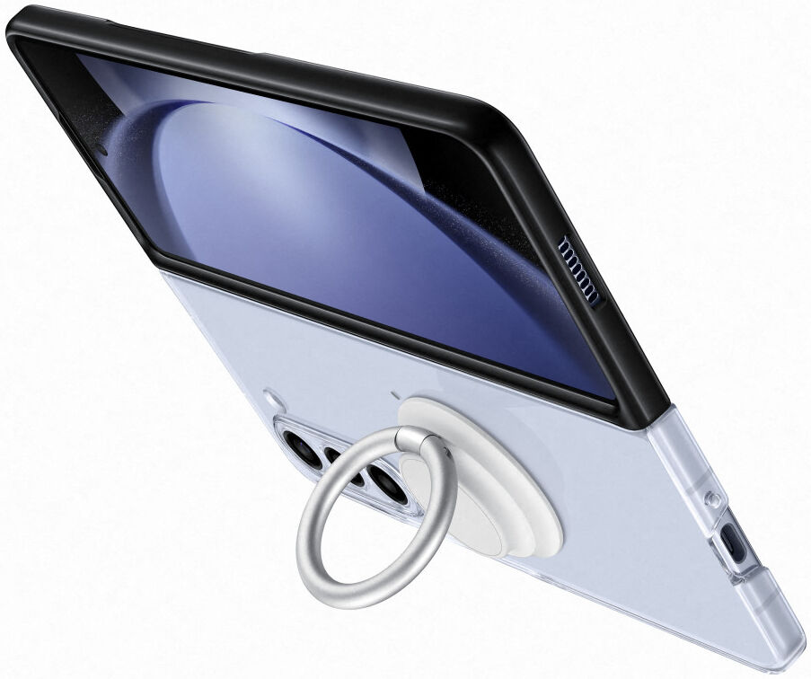 Origineel Samsung Galaxy Z Fold 5 Hoesje Clear Gadget Case Transparant afbeelding 2