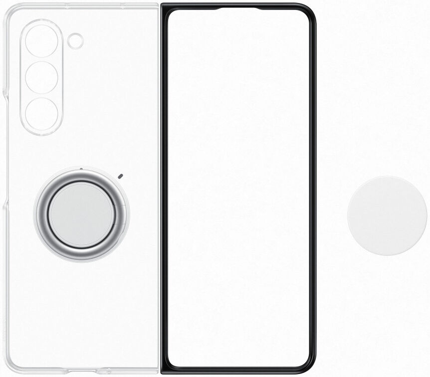 Origineel Samsung Galaxy Z Fold 5 Hoesje Clear Gadget Case Transparant afbeelding 6