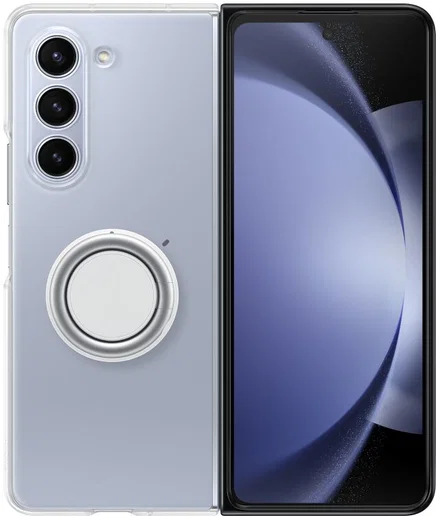 Origineel Samsung Galaxy Z Fold 5 Hoesje Clear Gadget Case Transparant afbeelding 1