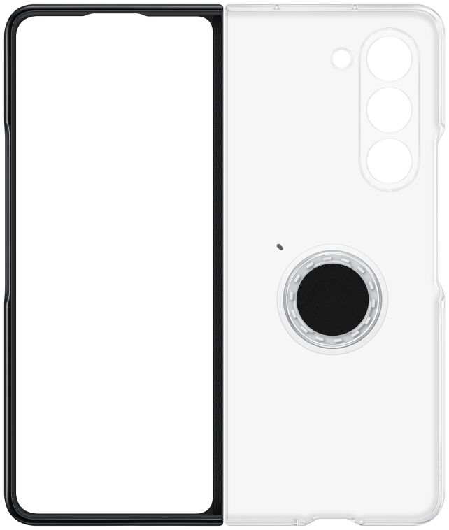 Origineel Samsung Galaxy Z Fold 5 Hoesje Clear Gadget Case Transparant afbeelding 7