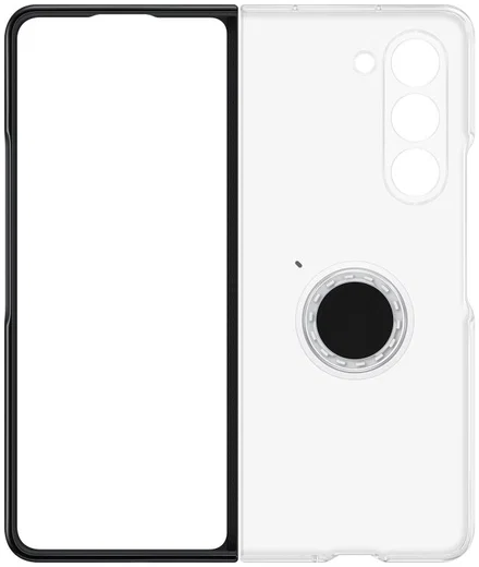 Origineel Samsung Galaxy Z Fold 5 Hoesje Clear Gadget Case Transparant afbeelding 7
