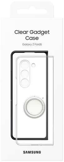 Origineel Samsung Galaxy Z Fold 5 Hoesje Clear Gadget Case Transparant afbeelding 8