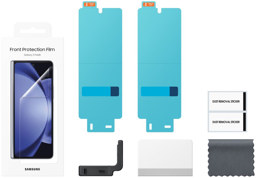 Originele Samsung Galaxy Z Fold 5 Screenprotector Display Folie 2-Pack afbeelding 5