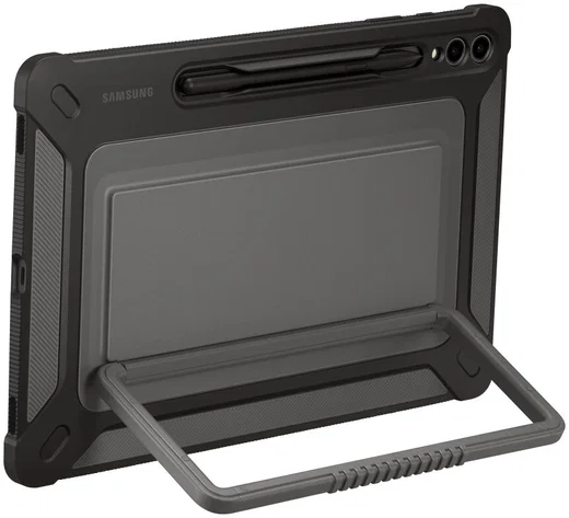 Originele Samsung Galaxy Tab S10+ / S9+ Hoes Outdoor Cover Zwart afbeelding 1