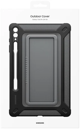 Originele Samsung Galaxy Tab S10+ / S9+ Hoes Outdoor Cover Zwart afbeelding 9
