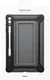 Originele Samsung Galaxy Tab S10+ / S9+ Hoes Outdoor Cover Zwart afbeelding 9