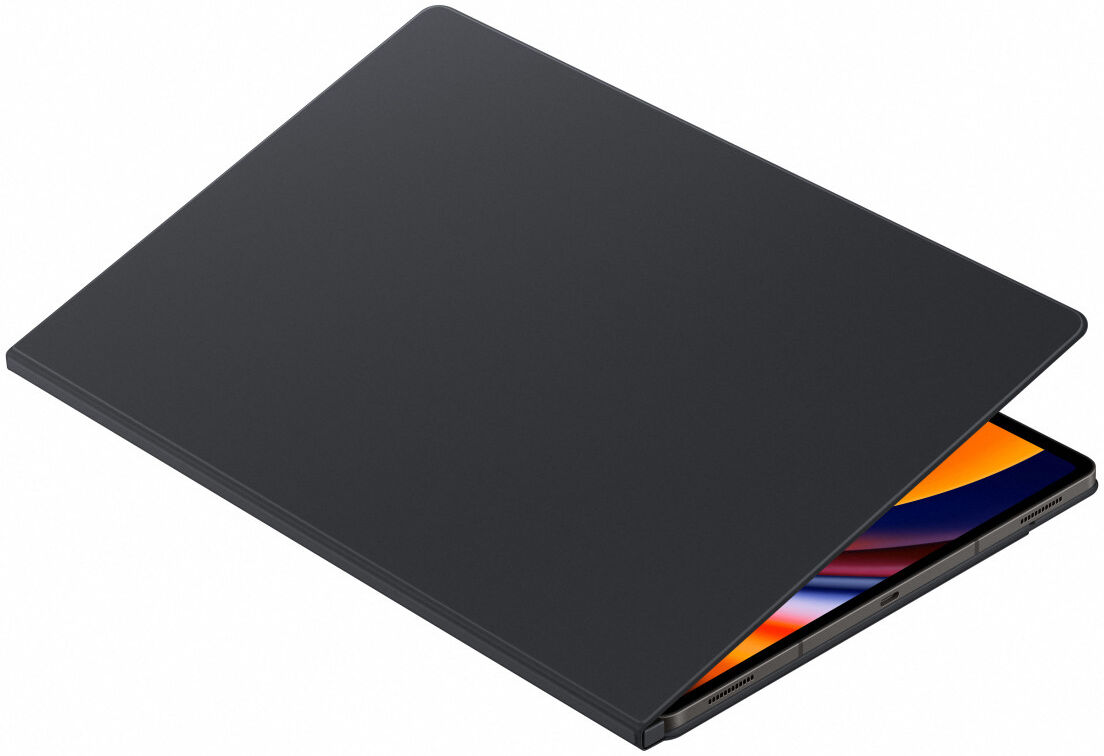Originele Samsung Galaxy Tab S10 Ultra / S9 Ultra Hoes Smart Book Cover Zwart afbeelding 7