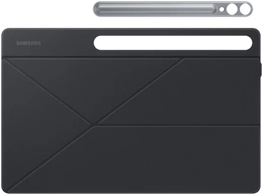 Originele Samsung Galaxy Tab S10 Ultra / S9 Ultra Hoes Smart Book Cover Zwart afbeelding 9