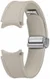 Origineel Samsung Galaxy Watch Bandje 20MM - D-Buckle Leer - (M/L) Beige afbeelding 1