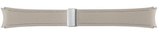 Origineel Samsung Galaxy Watch Bandje 20MM - D-Buckle Leer - (M/L) Beige afbeelding 3