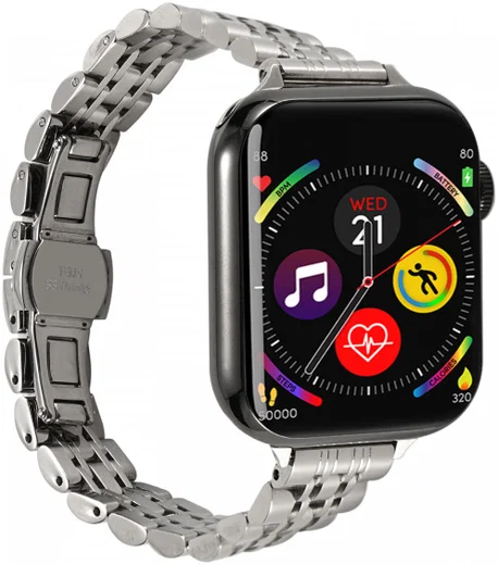 Apple Watch Bandje - 1-10/SE - 42/41/40/38MM - Roestvrij Staal - Zilver afbeelding 7