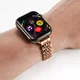 Apple Watch Bandje - 1-10/SE/Ultra - 49/46/45/44/42MM - Roestvrij Staal - Roze afbeelding 3