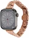 Apple Watch Bandje - 1-10/SE/Ultra - 49/46/45/44/42MM - Roestvrij Staal - Roze afbeelding 1
