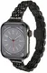 Apple Watch Bandje - 1-10/SE/Ultra - 49/46/45/44/42MM - Roestvrij Staal - Zwart