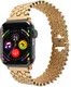 Apple Watch Bandje - 1-10/SE - 42MM/41MM/40MM/38MM - Honingraat - RVS - Goud afbeelding 1