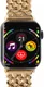 Apple Watch Bandje - 1-10/SE - 42MM/41MM/40MM/38MM - Honingraat - RVS - Goud afbeelding 6