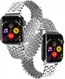 Apple Watch Bandje - 1-10/SE/Ultra - 49/46/45/44/42MM - Honingraat RVS -Zilver afbeelding 2