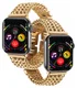 Apple Watch Bandje - 1-10/SE - 42MM/41MM/40MM/38MM - Gevlochten - Staal - Goud afbeelding 3