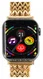 Apple Watch Bandje - 1-10/SE - 42MM/41MM/40MM/38MM - Gevlochten - Staal - Goud afbeelding 5