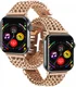 Apple Watch Bandje - 1-10/SE - 42MM/41MM/40MM/38MM - Gevlochten - Staal - Rose afbeelding 3
